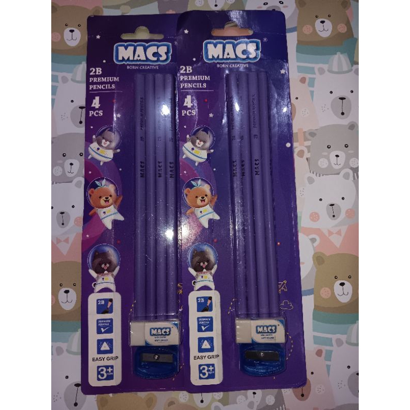 

Macs Pensil 2 B Premium Segitiga 4CT Violet