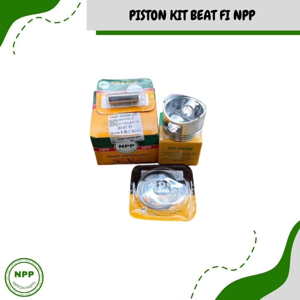 NPP Piston Kit Seker Kit Beat FI // Paket Piston Honda Beat FI