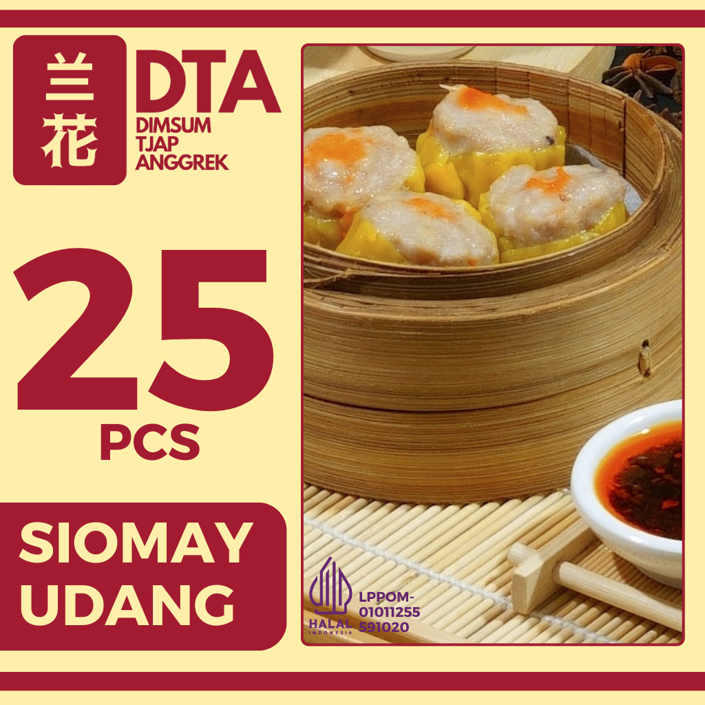 

Dimsum Premium Siomay Ayam Udang isi 25 pcs di Kota Bandung Halal (Frozen/Fresh) (BISA KIRIM LUAR KOTA)