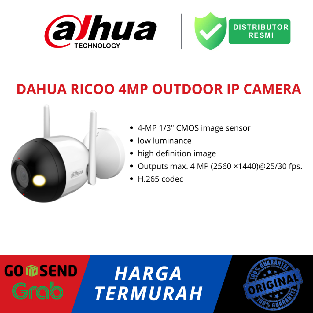 Dahua Ricoo 4mp outdoor Ip Camera