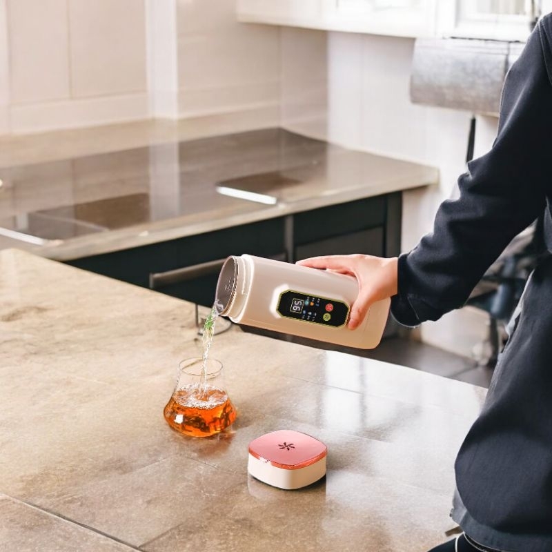 Azparadays - Termos Listrik Portable Travel Kettle Pemanas Air Elektrik Mini