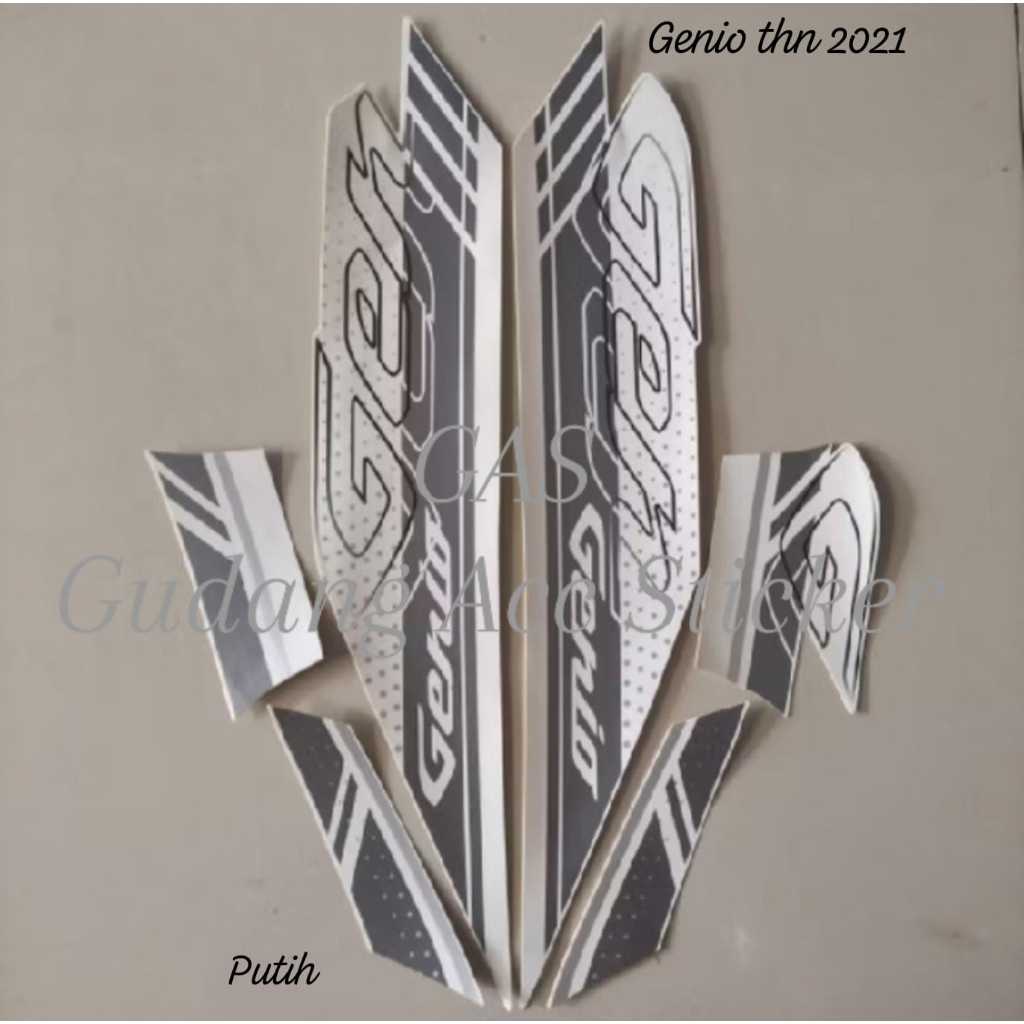 STRIPING LIS STICKER BODY MOTOR HONDA GENIO THN 2021