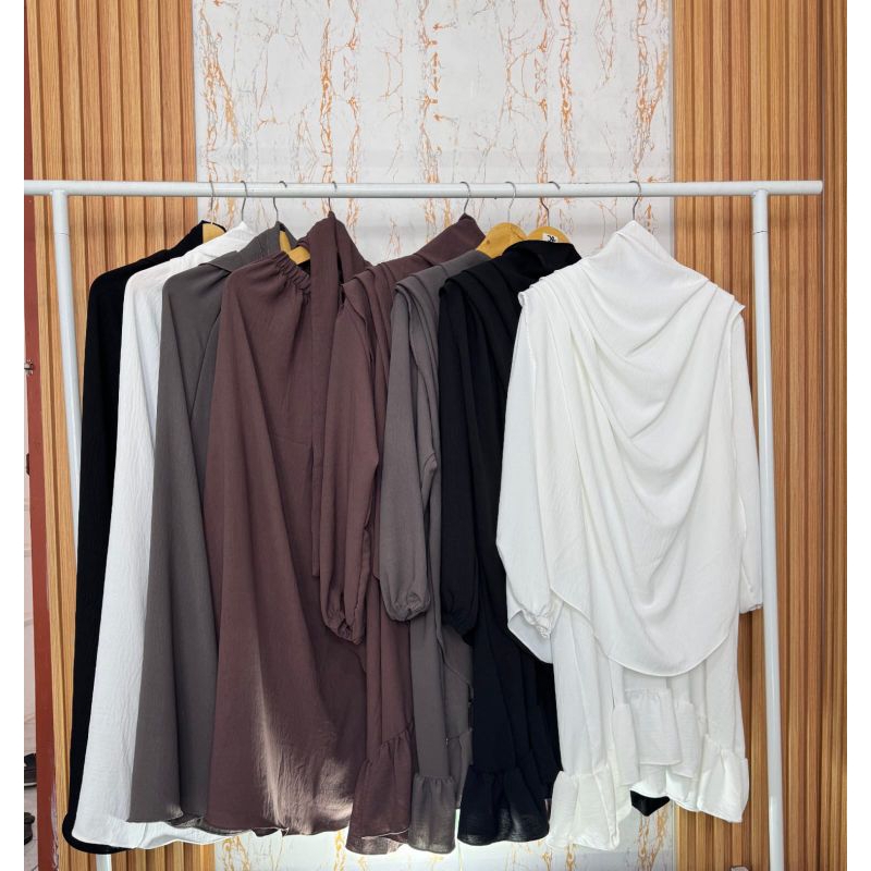 GAMIS DEWASA | CAFTAN SAUDI SET PASHMINA PLUS CADAR