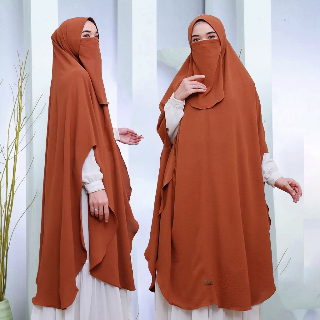 BISA COD Hijab Syari Kepala Sof Pet Antem Kode RASIMA Bahan Kringkel Premium By Ory AjeZas Colection