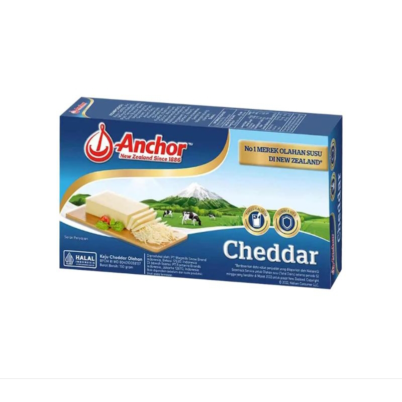 

KEJU ANCHOR CHEDDAR CHEESE BOX 150GR