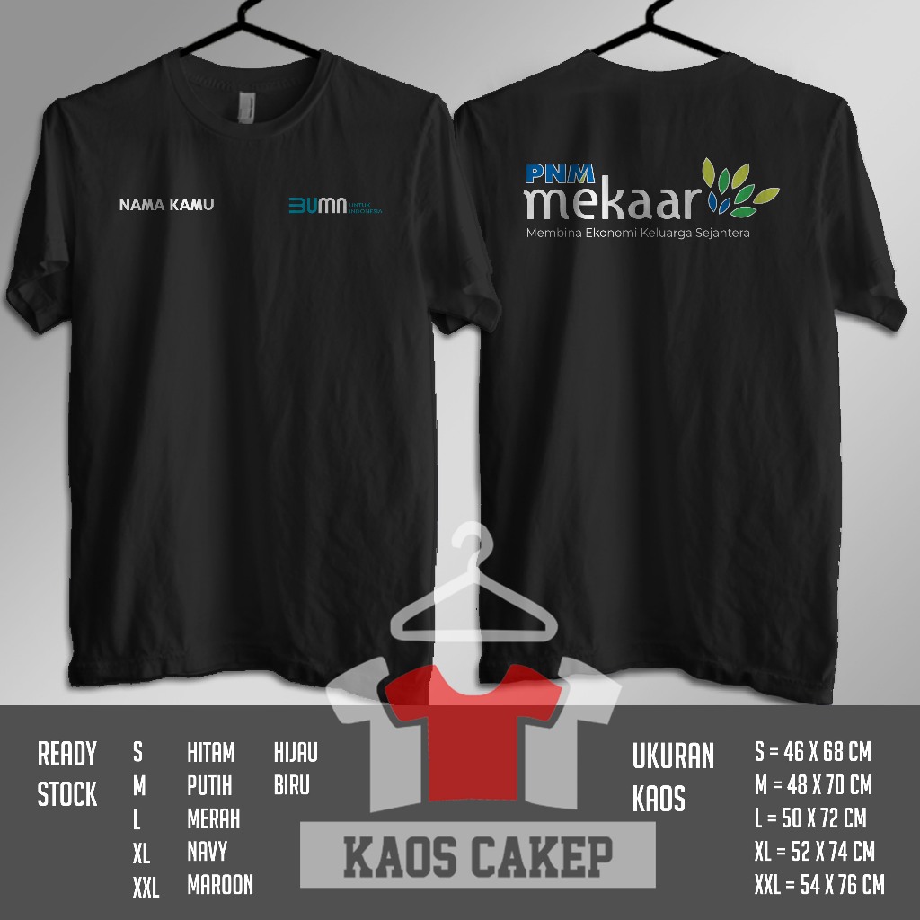 Kaos PNM MEKAAR Gratis Nama Kamu Baju Distro