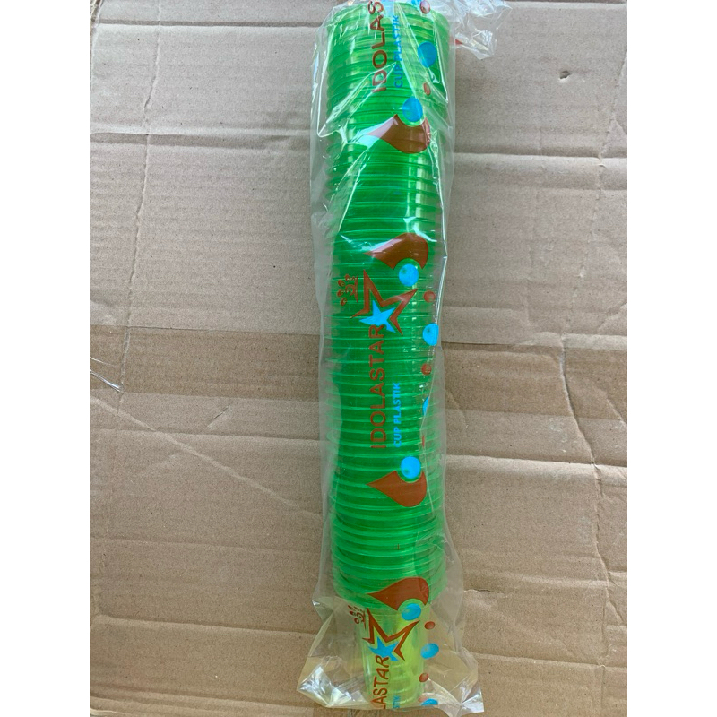 Cup Plastik Ukuran 150ml Warna isi 50 pcs