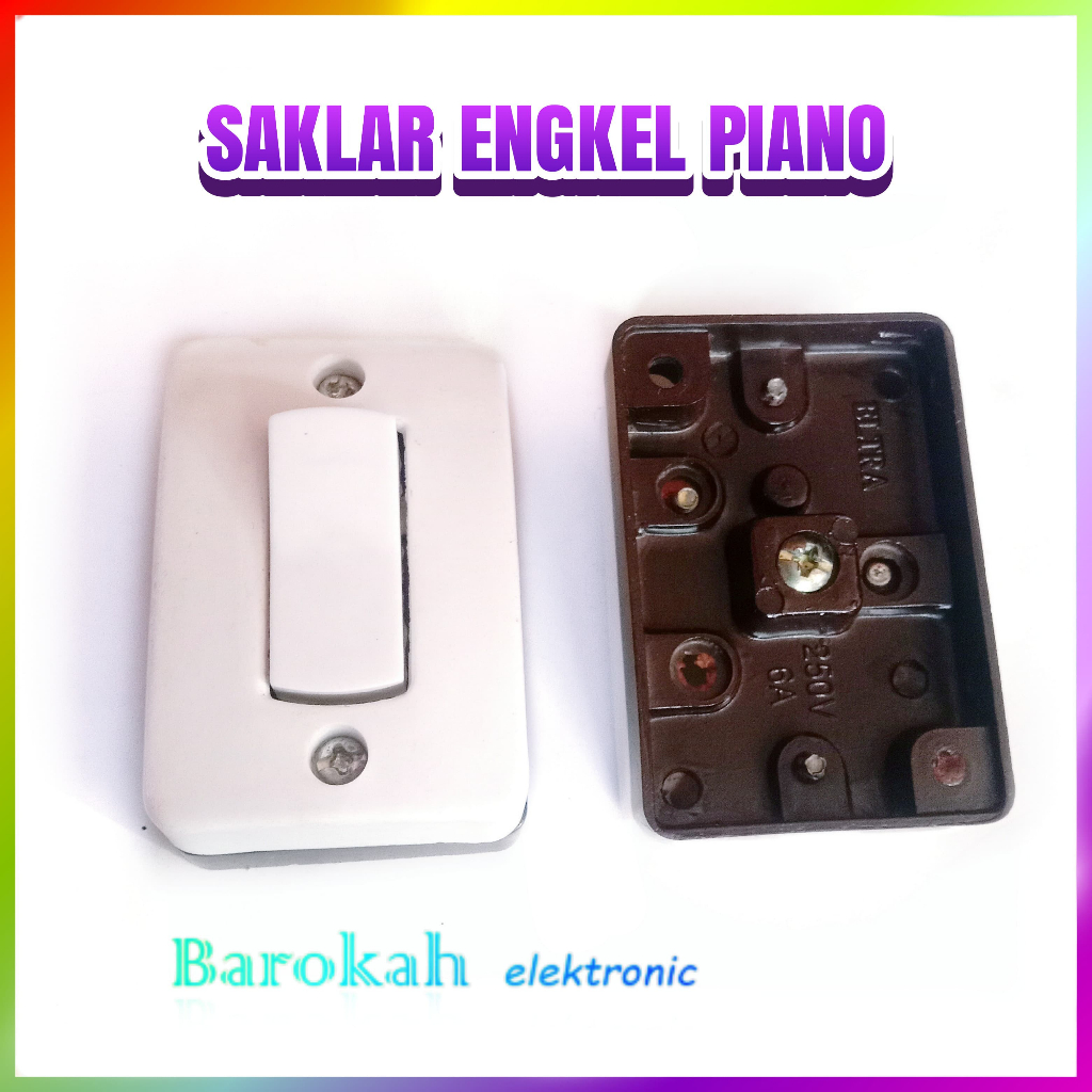 3 Pcs Saklar Engkel OB Piano Tempel Eltra