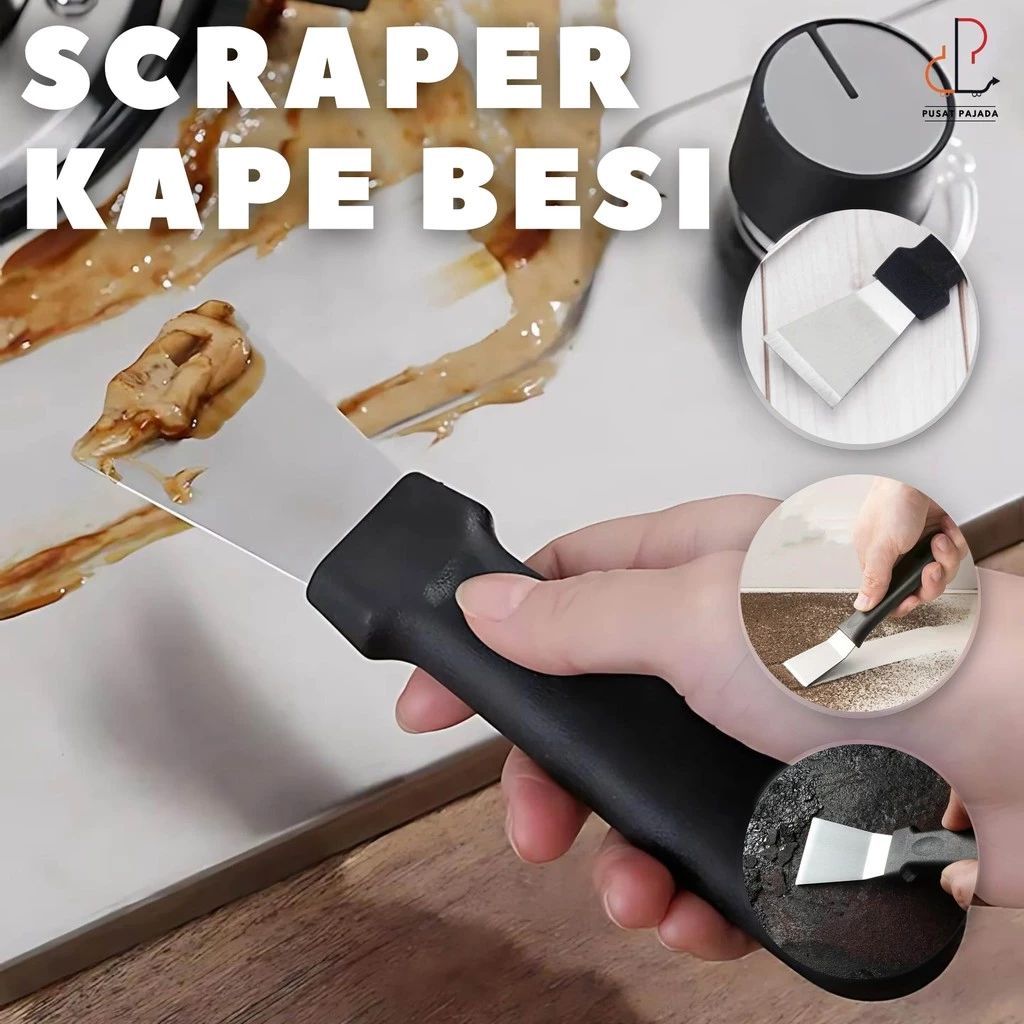 

Scraper Kaper Besi Gagang Karet 1" Inch Inci Skrap Scrap Cat Besi Spatula Plat Putty Scrapper Pembersih Noda Kerak Dapur Multifungsi 1Pcs Satuan Alat Pemotong Adonan Kue Plastik Scraper Pastry Dough Cake Decorating Pisau Cutter / Pisau Potong Besar Murah