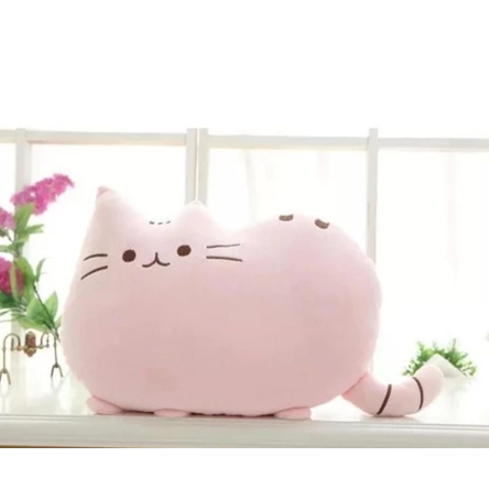 Bantal kucing Pusheen UKuran XL Besar soft Boneka Bantal Kucing