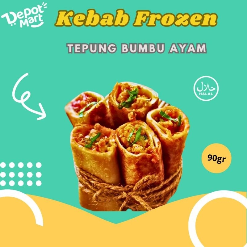 

Kebab Frozen Isi 4 Pcs - Kebab Ayam Dan Sapi Aneka Varian