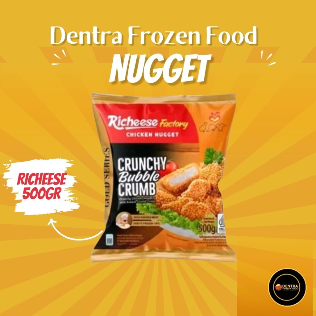 

RICHEESE FACTORY CHICKEN NUGGET CRUNCHY BUBBLE CRUMB 500GR