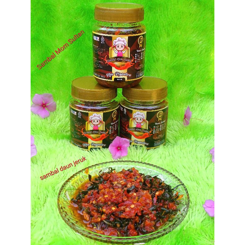 

Sambal Daun Jeruk by Sambal Mom Sultan 180 gr