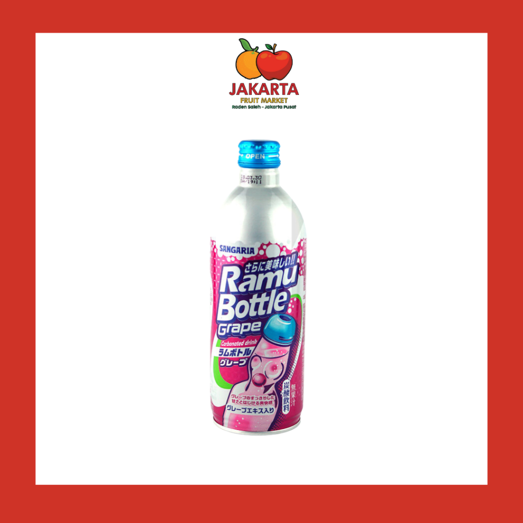 

SANGARIA RAMU BOTTLE GRAPE SODA & TONIC WATER 500 ML / MINUMAN SODA RASA ANGGUR