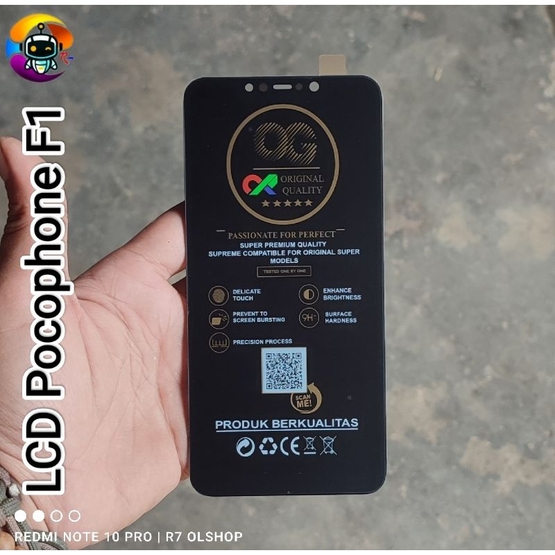 Lcd Pocophone F1 OG Original SUPER
