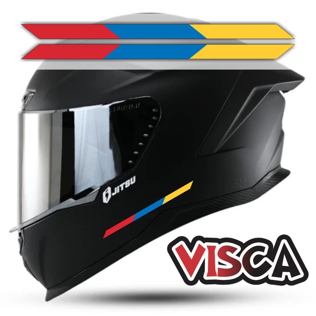 Stiker Cutting / Stiker Helm Full Face / Stiker Helm Half Face - Stiker Helm Keren Aesthetic Motif I