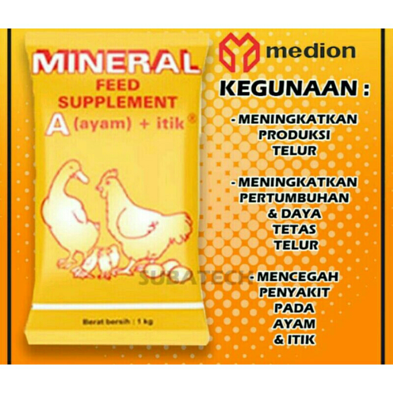 MINERAL FEED Suplement AYAM ITIK Mineral Feed Ayam