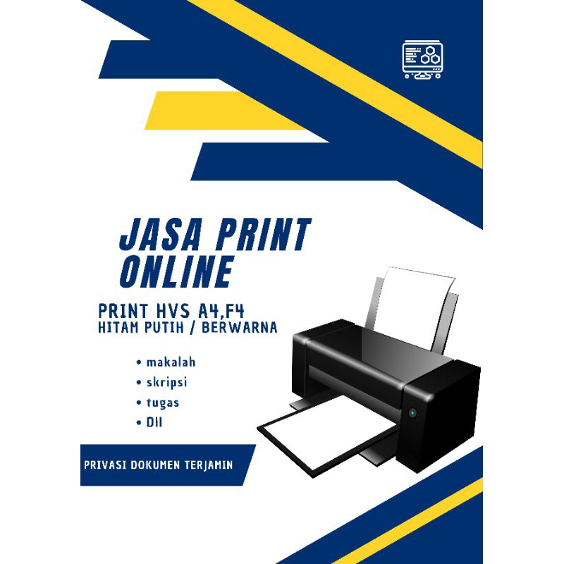 

PRINT A4, F4 / CETAK KERTAS A4, F4 MAKALAH, SKRIPSI, TUGAS, DLL