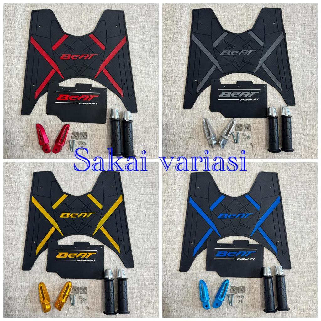 PAKET MURAH VARIASI 5IN1 BEAT INJECTION ESP SPORTY FI /KARPET BEAT INJECTION  2013-2019 ALAS KAKI PI