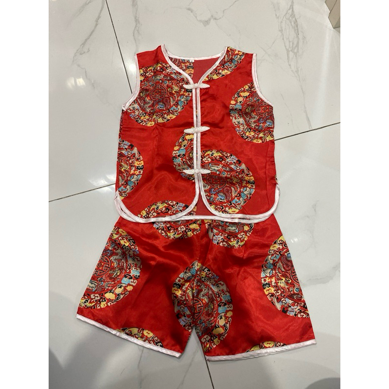 baju jipao baju china setelah cina anak anak unisex