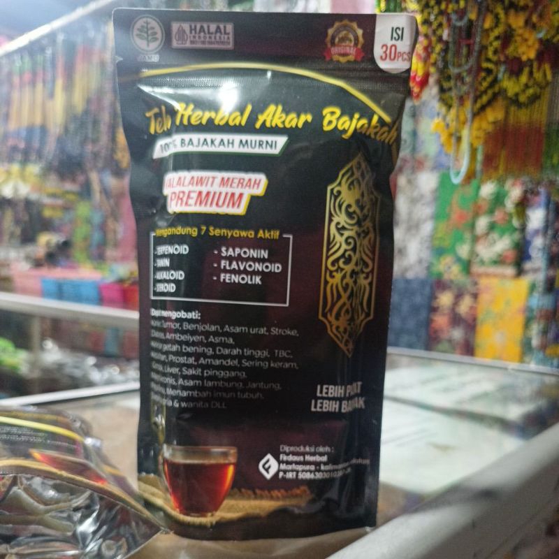 

Herbal Teh Bajakah Merah Isi 30 Sachet