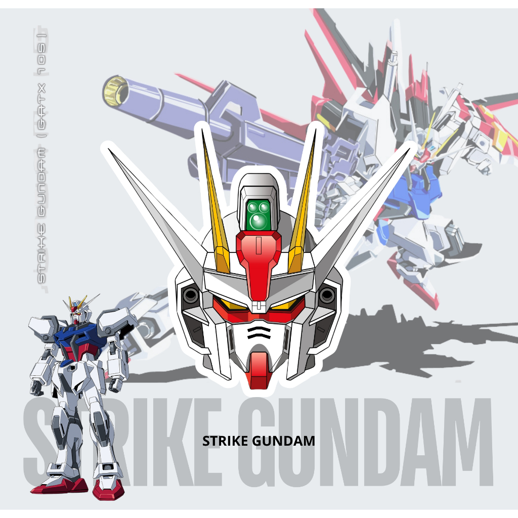 

Sticker Strike Gundam / STIKER GUNDAM - ISI 5 PCS