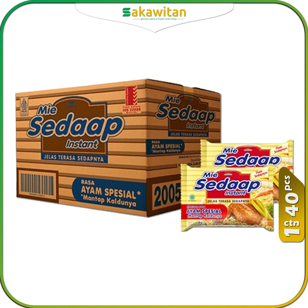 

Mie Sedap Ayam Spesial 1 Dus 40 Pcs 69 Gram | Sakawitan