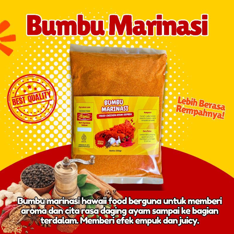 

Bumbu Marinasi Fried Chicken/Ayam Geprek