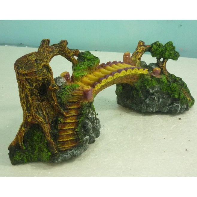 Kejar Surprise dekorasi aquarium jembatan korea hiasan aquarium jembatan korea hiasan aquarium fiber