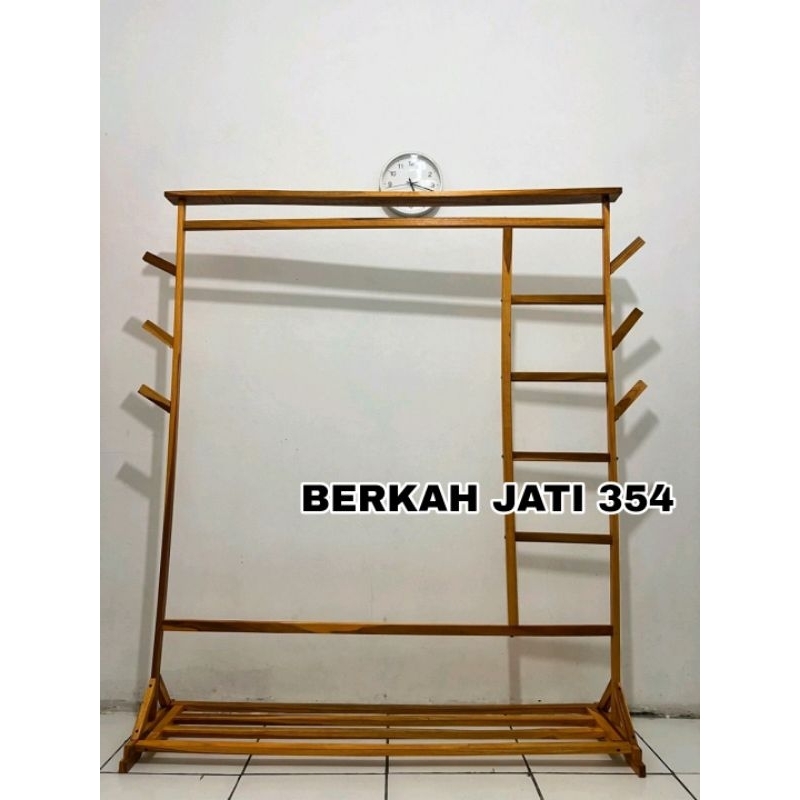 Gantungan baju kayu gantungan jilbab aestethic