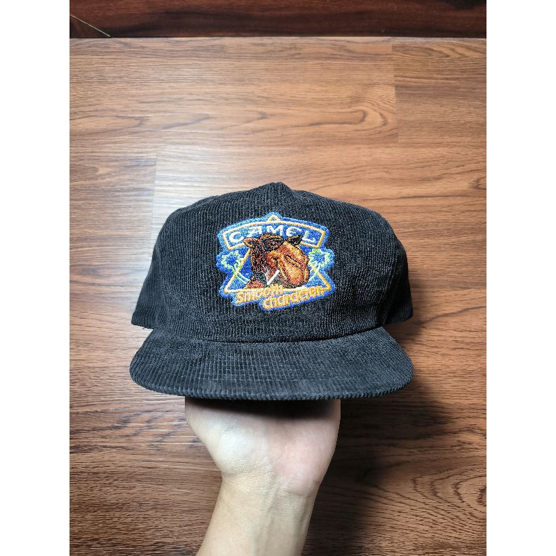 Topi Camel Corduroy Hat Vintage