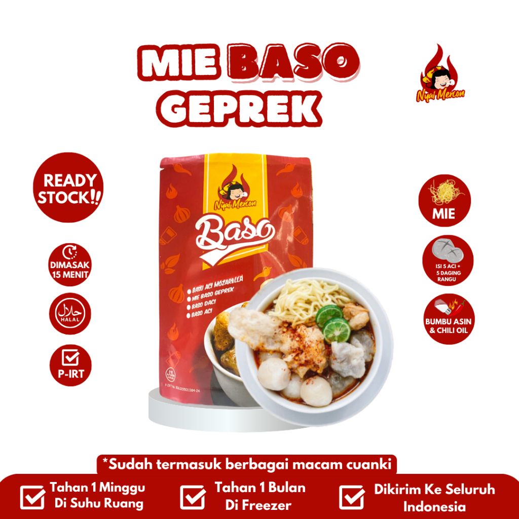 

Mie Bakso Geprek Nyai Mercon