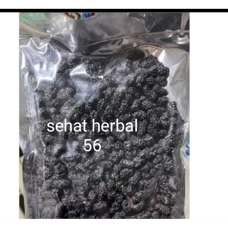 

Dried Black mulberry/Dried Mulberry Fruit Buah murbei hitam kering 100gr