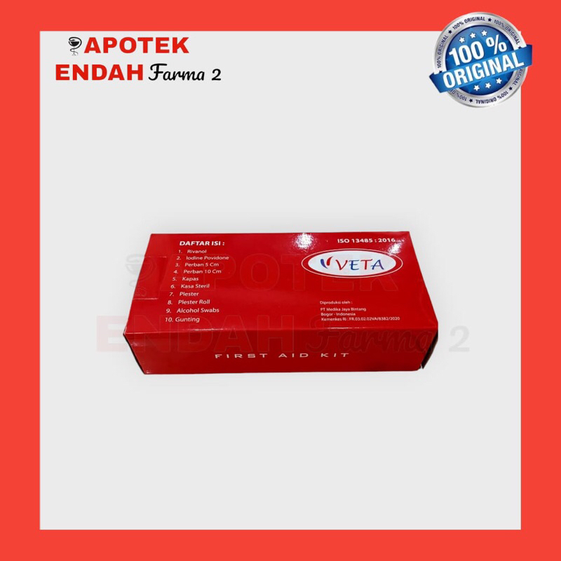 KOTAK P3K ISI 10 MACAM PERBOX