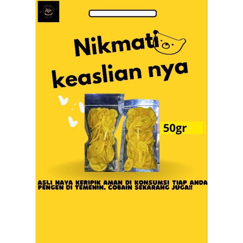 

keriuk pisang khas nusantara/gurih original/nyemil asik kpn aja