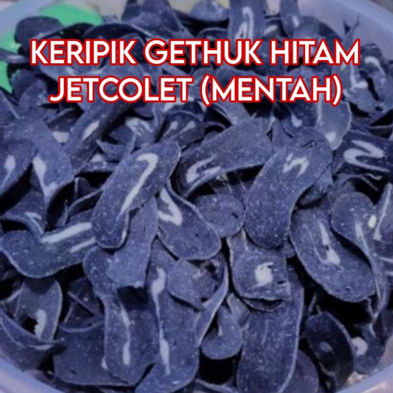 

(250 GR) KERIPIK GETHUK HITAM | JETCOLET MENTAH KHAS MAGELANG