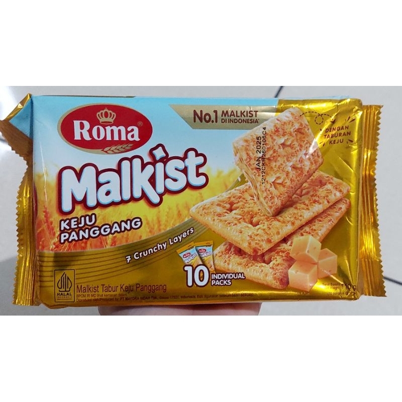 

Roma Malkist Keju Panggang