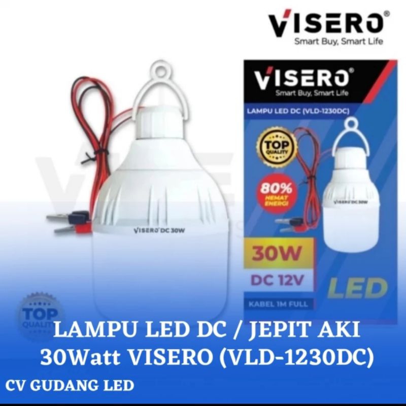 LAMPU LED DC / JEPIT AKI 30 Watt 20 Watt dan 15 Watt VISERO (VLD-1230DC)