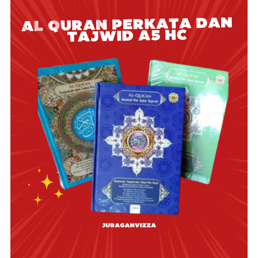 AL QURAN TERJEMAH PER KATA A5  TAJWID JABAL OLEH OLEH HAJI