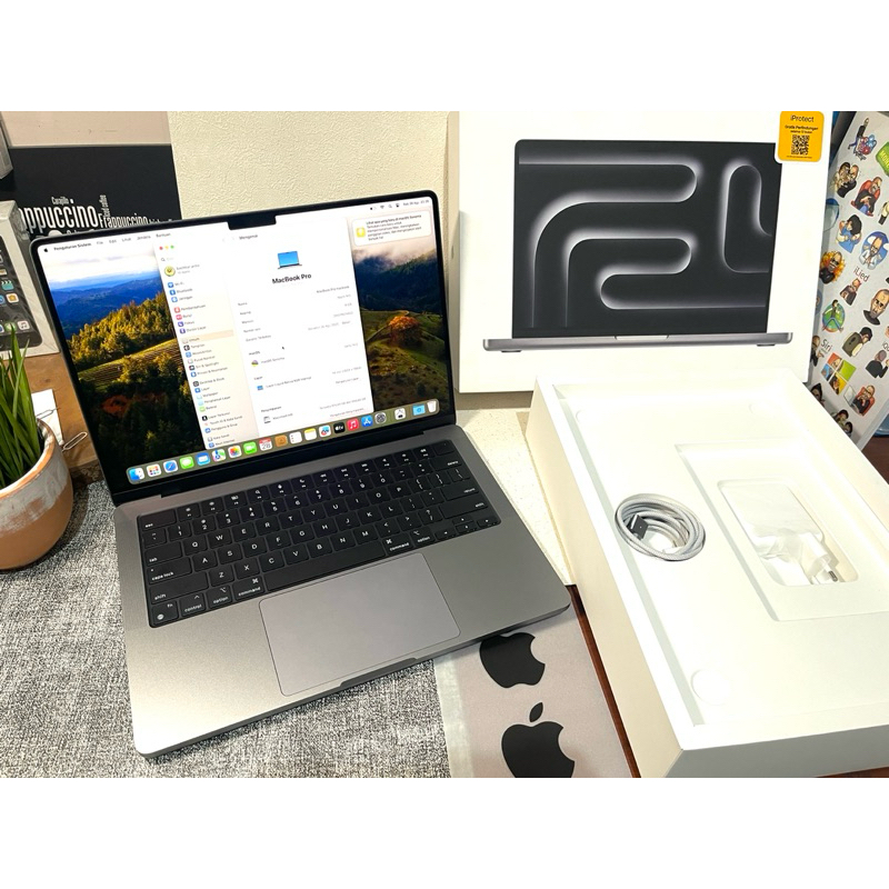 macbook pro M3 14 inchi 1TB ibox