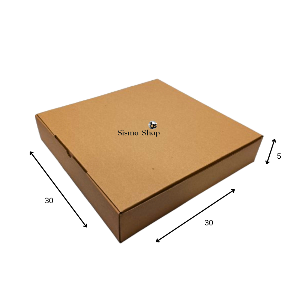 

Kardus Die Cut Polos Uk 30x30x5 cm / Box Pizza 30 x 30 x 5 cm