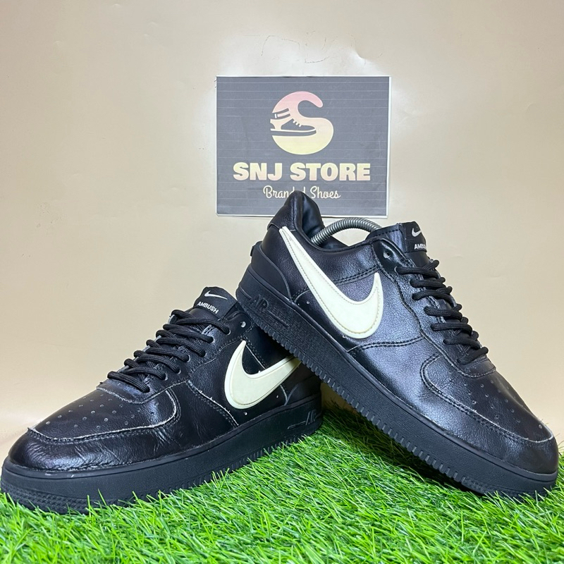 Nike Air Force 1 Low Ambush Black Sz 42 Second