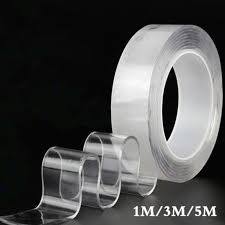 

Dobel Tip Transparan Double Tape Nano Double Magic Tape Super Kuat Dapat Dicuci / Selotip Isolasi Dua Sisi Bening / Isolasi Bening Super Kuat