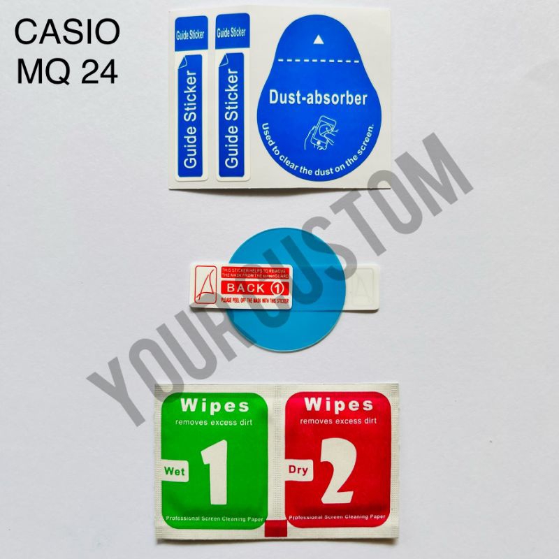 Casio MQ 24 antigores / pelindung film / pelindung layar