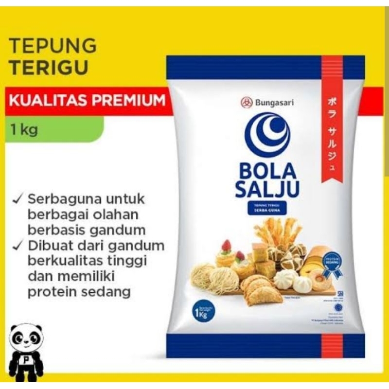 

Tepung terigu bola salju 1 kg