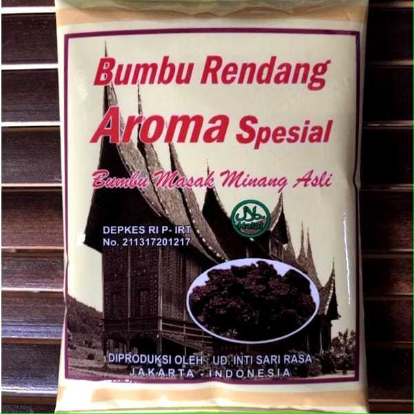 

bumbu rendang aroma spesial nikmat dan gurih bumbu rendang super bumbu masak bumbu / rempah masakan padang