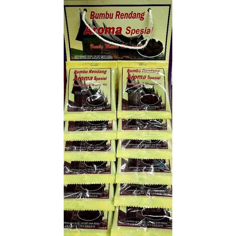 

bumbu rentengan isi 20 bumbu rendang gurih bumbu masak bumbu rendang super/