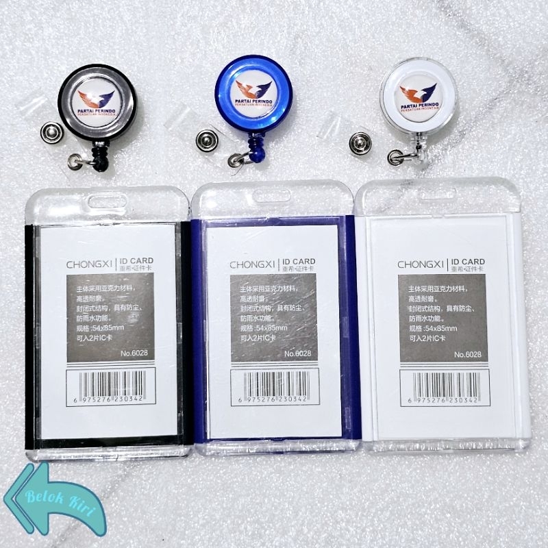 

Tempat Kartu Id Card Akrilik CHQ + Yoyo Logo Partai PERINDO