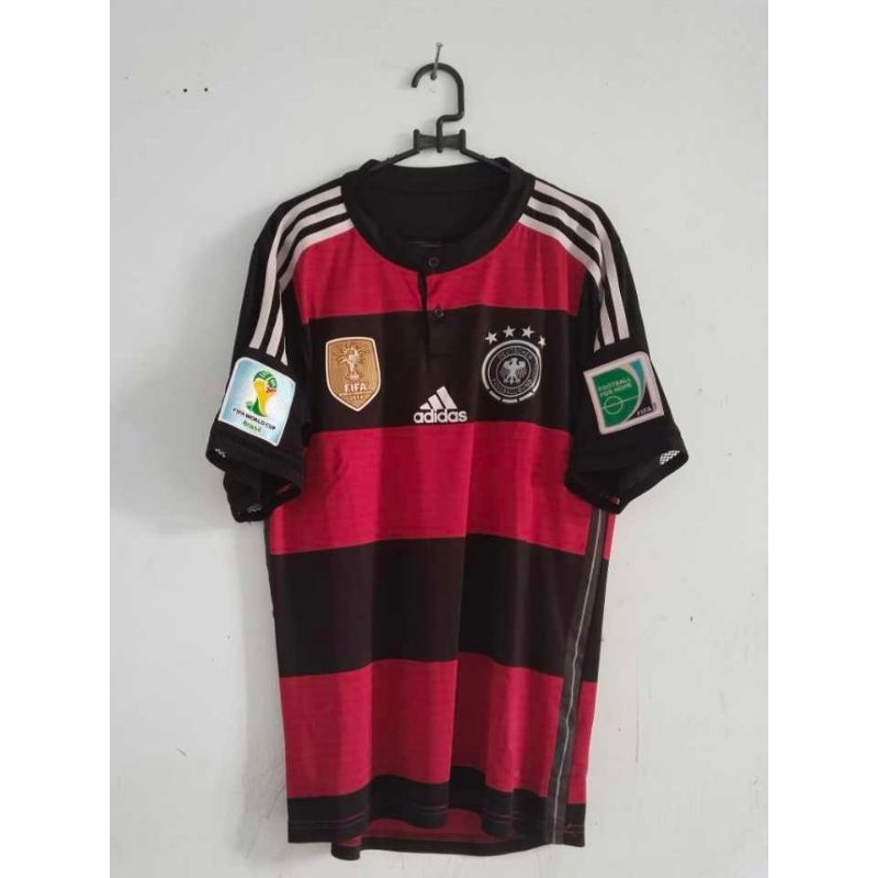 Jersey retro timnas jerman 2014 away full patch