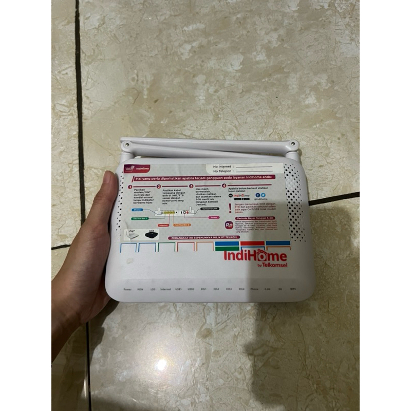 Modem router WIFI FIBERHOME INDIHOME